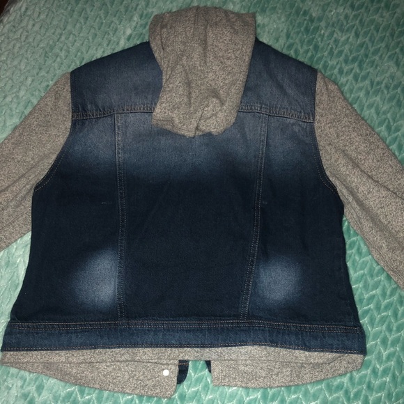 denim hooded jacket✨ - Picture 2 of 3